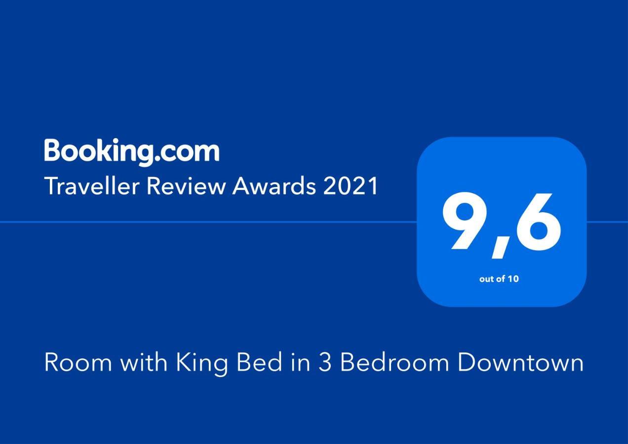 Room With King Bed In Shared 3 Bedroom Downtown Montreal Exterior photo